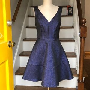 Express Black and Blue Women's Dress